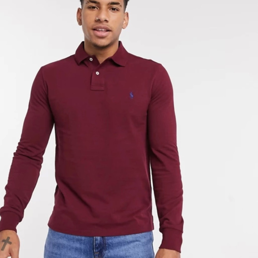Polo by Ralph Lauren Long Sleeve Mesh Pony Logo